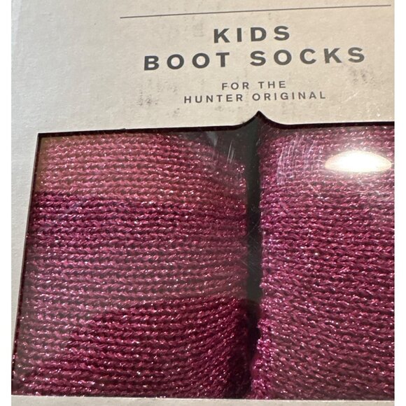Hunter Kids Boot Socks Panther Pink XL For The Original - Picture 3 of 5